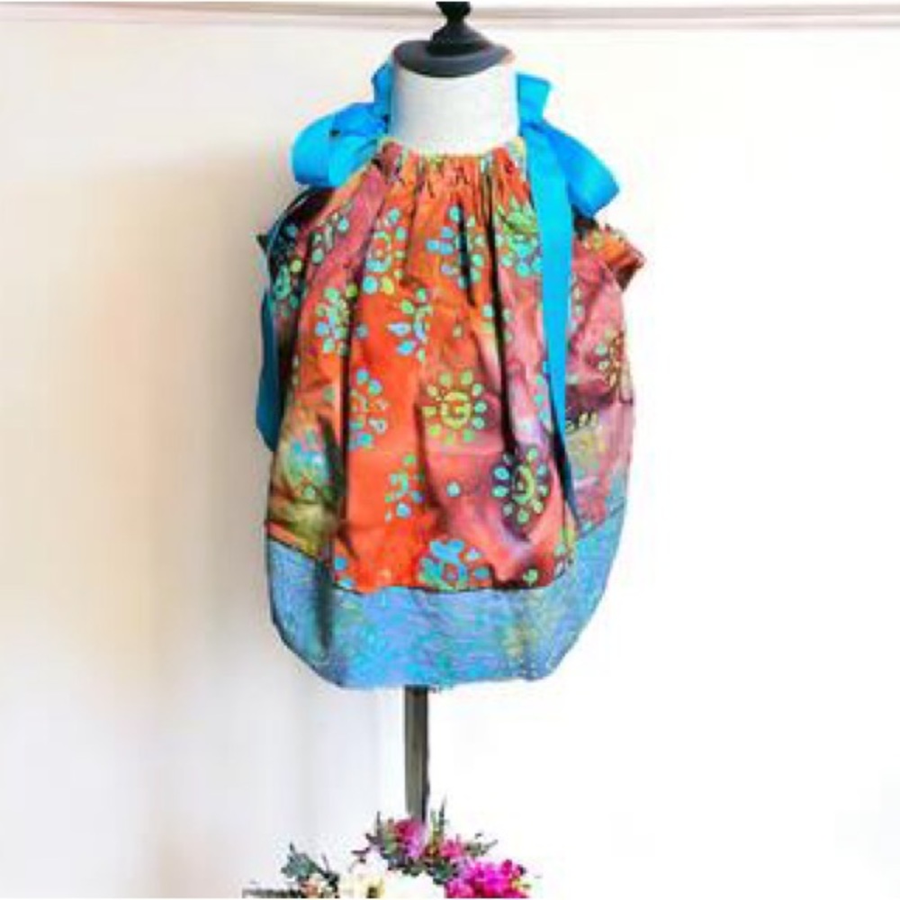 10 to 12 Month - Batik Pillowcase Dress